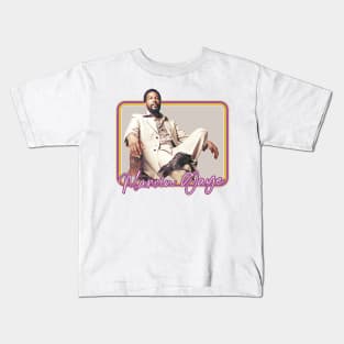 Marvin Gaye /// Retro 70s Fan Art Design Kids T-Shirt